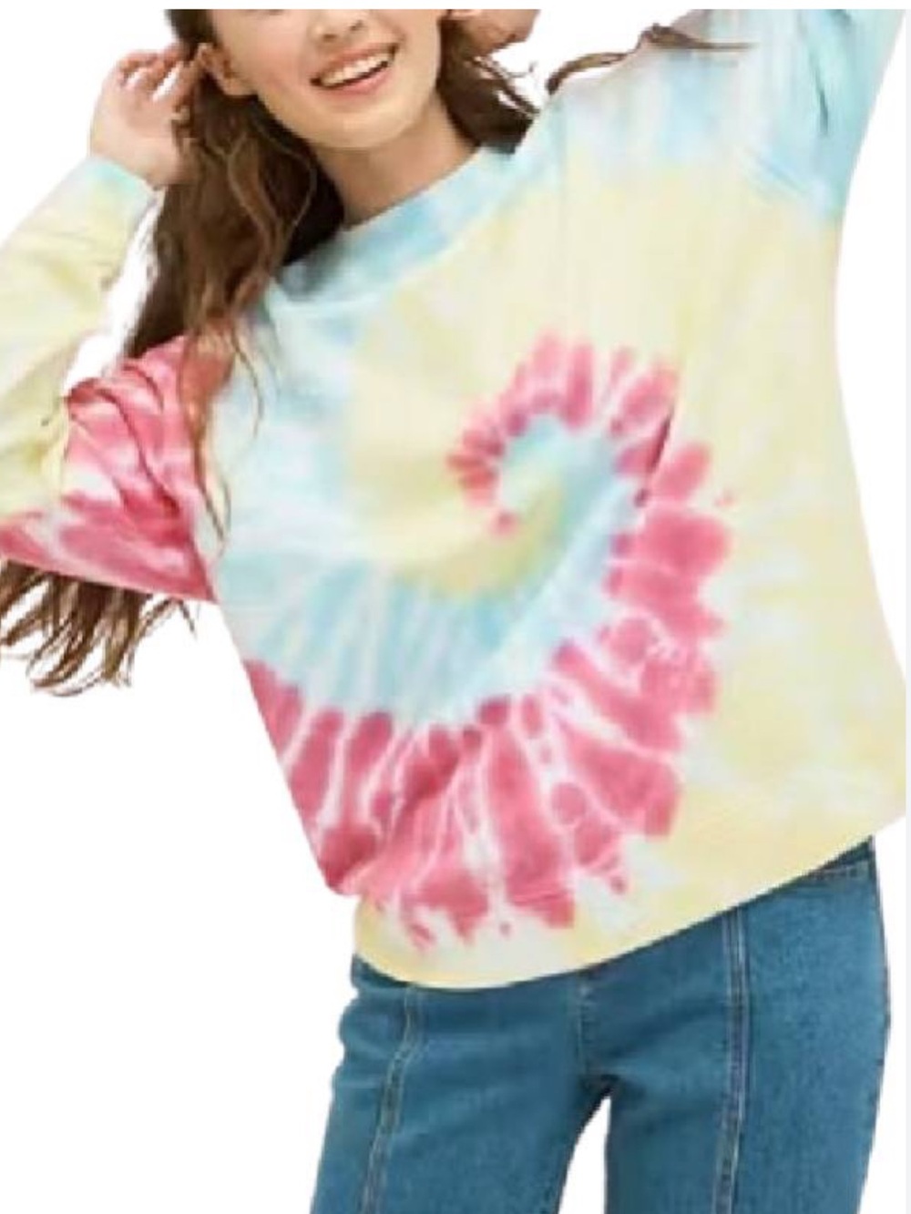 Dreamsicle Tie Dye Sweatshirt